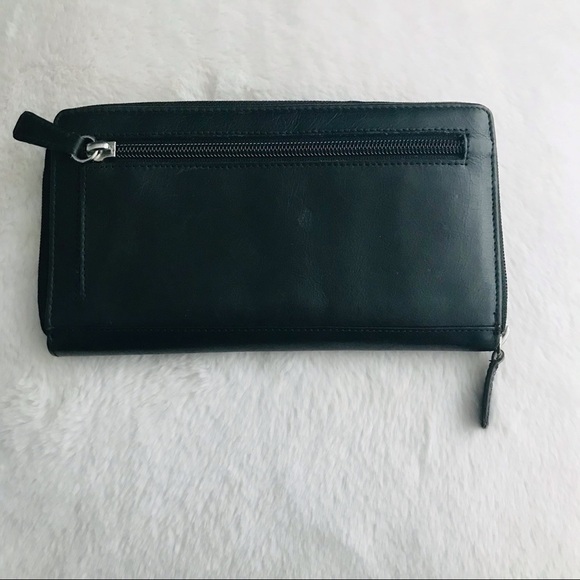 Mancini Leather Zip Wallet black RFID - Picture 2 of 13